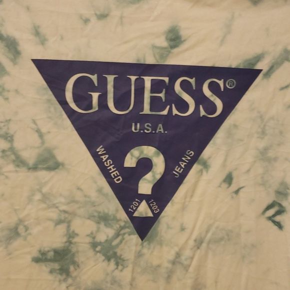 Guess Logo Tie Dye Shirt - Picture 3 of 3
